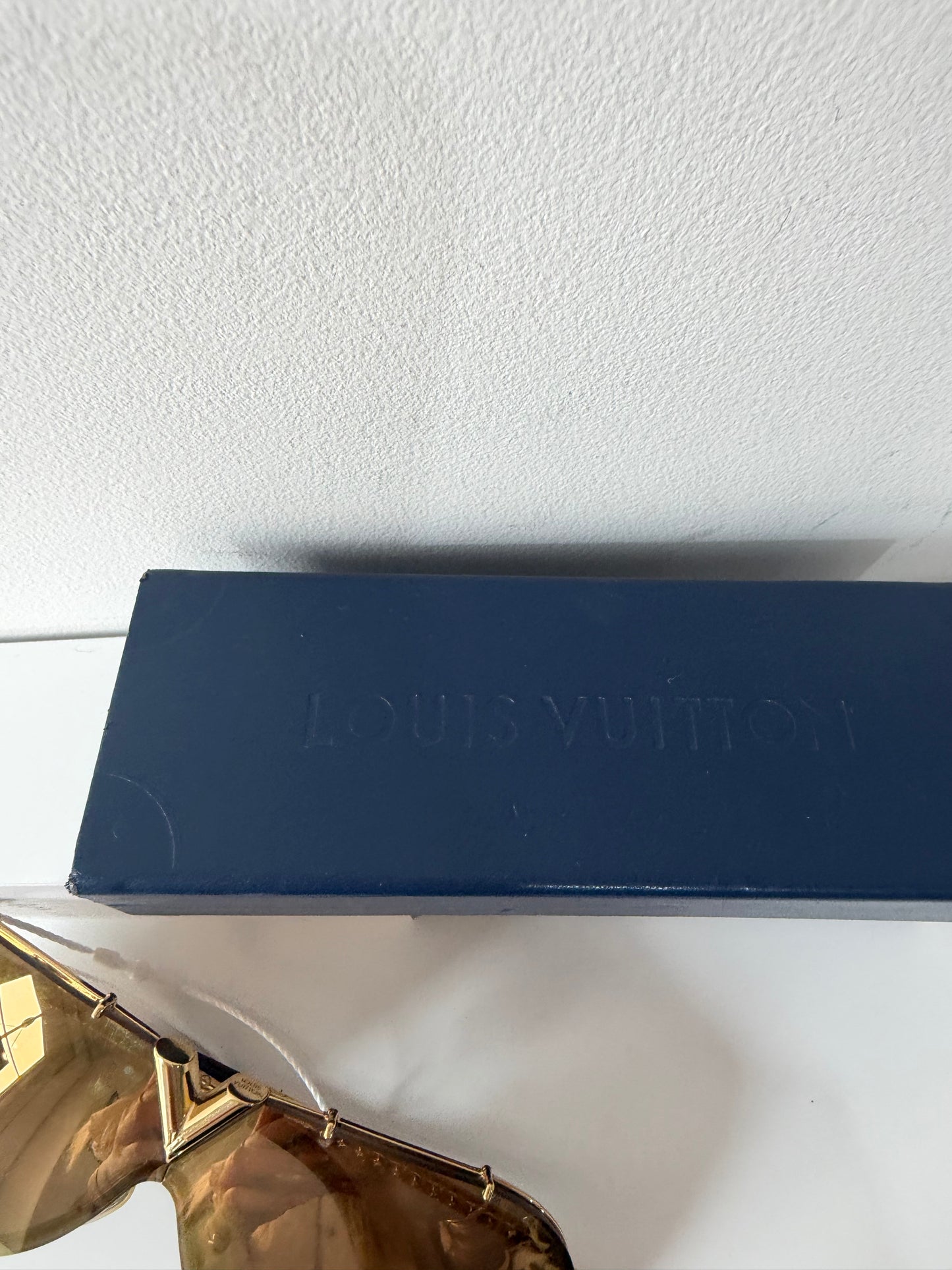 Preloved, Gold Louis Vuitton Sunglasses
