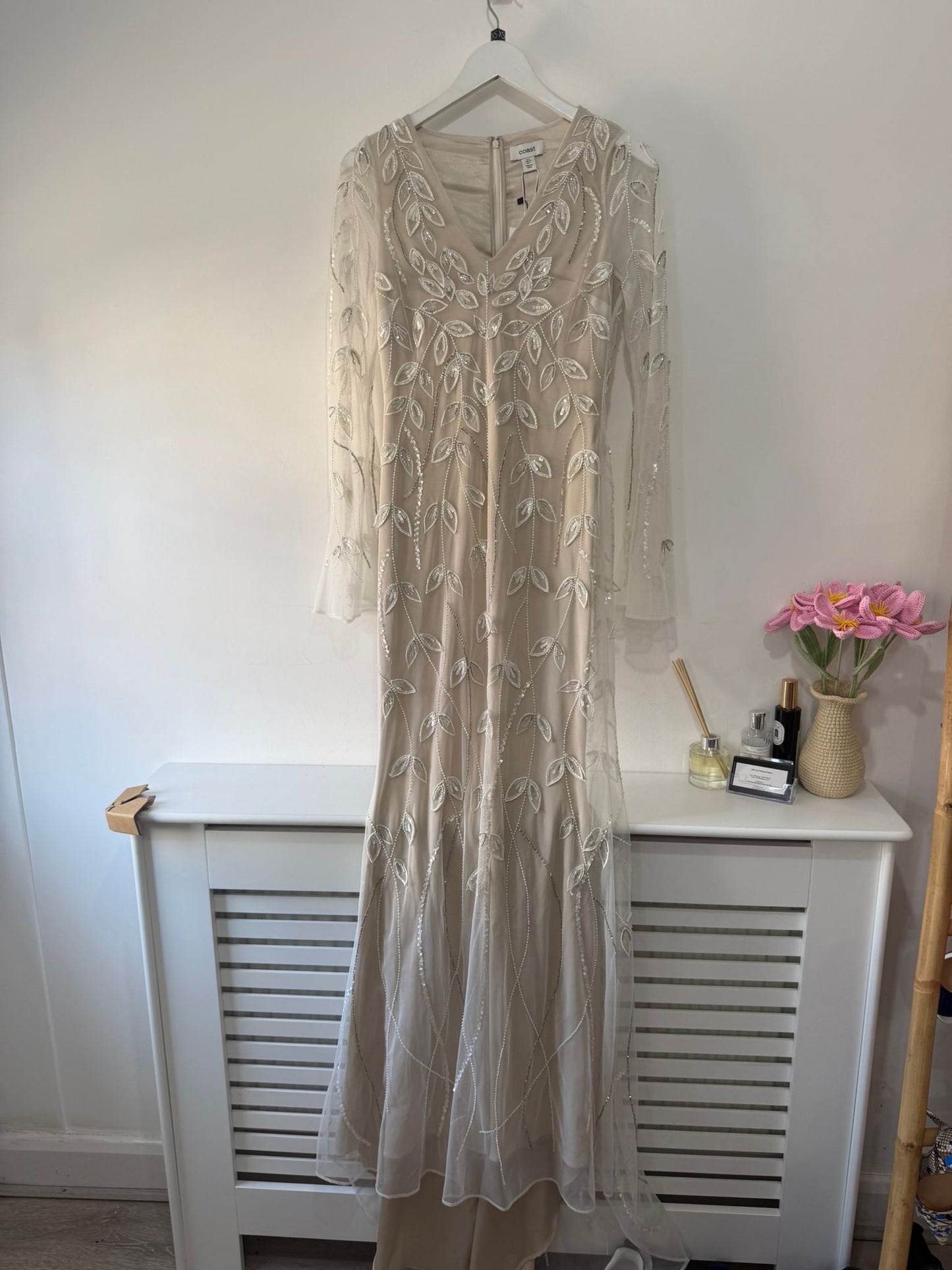 Preloved, Beige  Coast Dress, UK 8