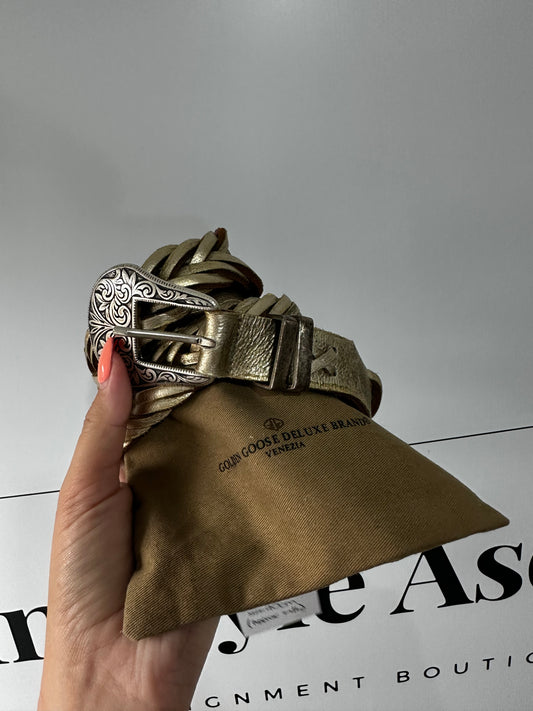 Gold Golden Goose Belt, 90cm