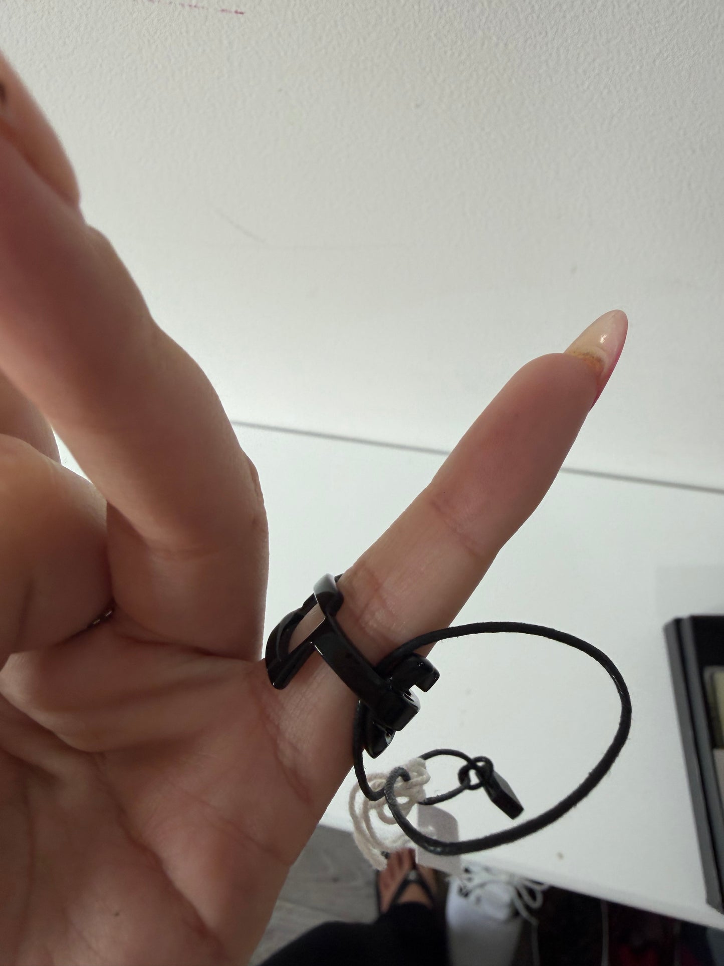 Preloved, Black YSL Ring