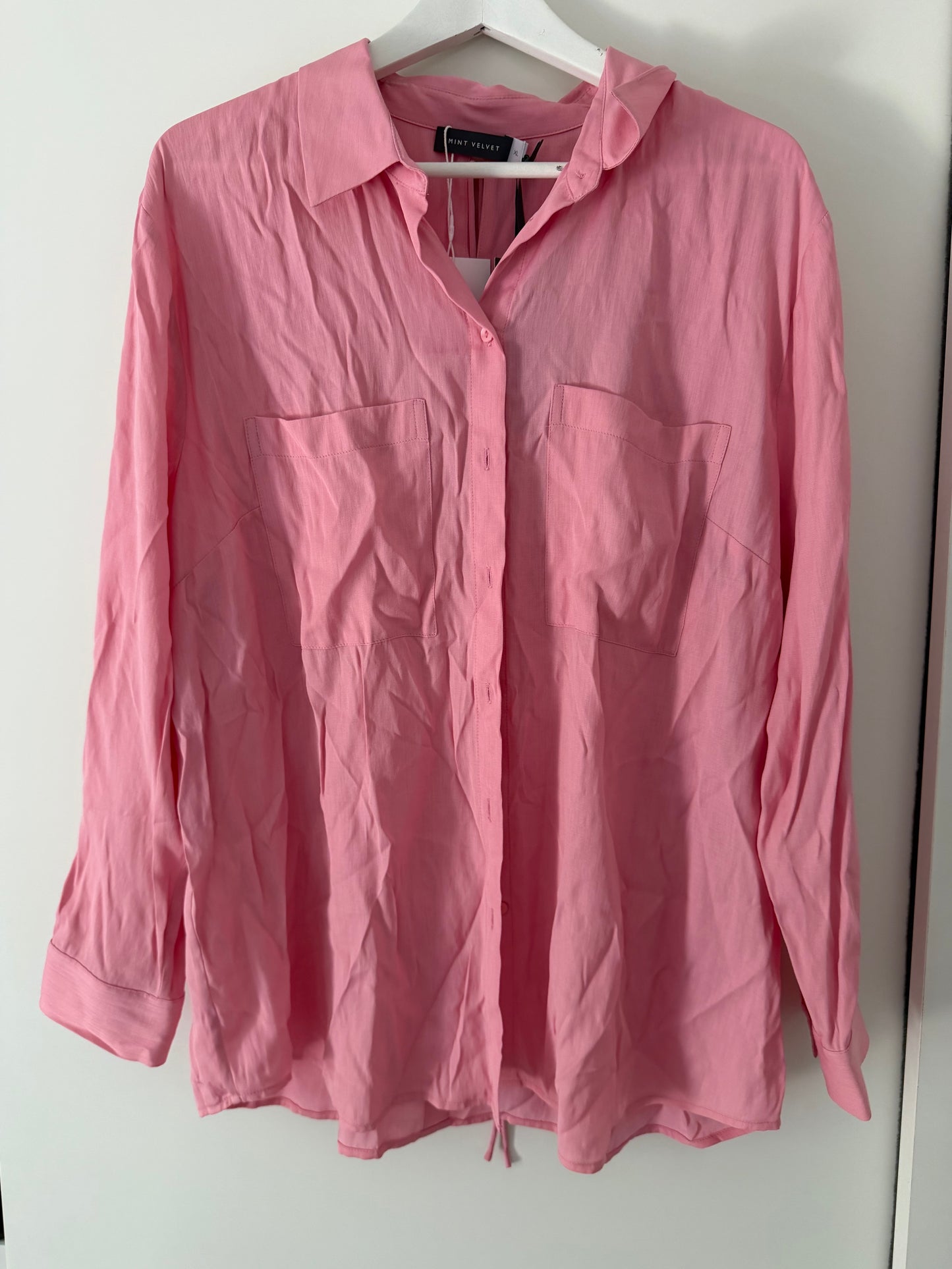Pre-loved Pink BNWT Mint Velvet Blouse, XL