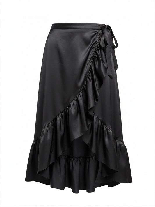 Preloved Sandro Skirt Size 12 Black