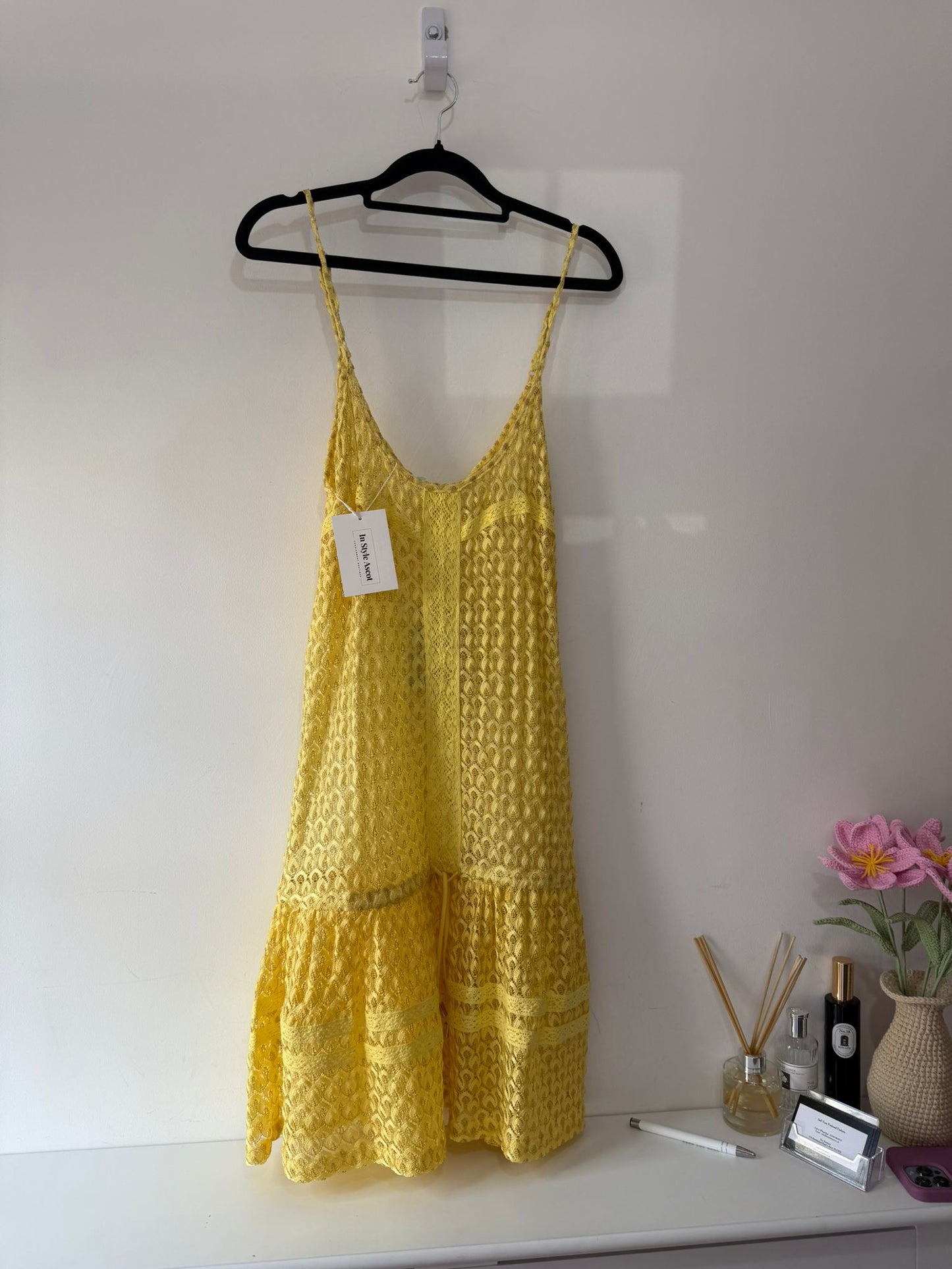 Pre-loved Yellow Melissa Obabash Beach Dress, M, BNWT