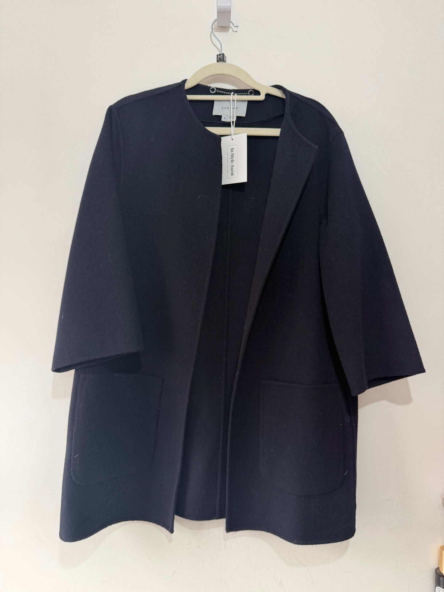 Preloved Jigsaw Jacket Size M Navy