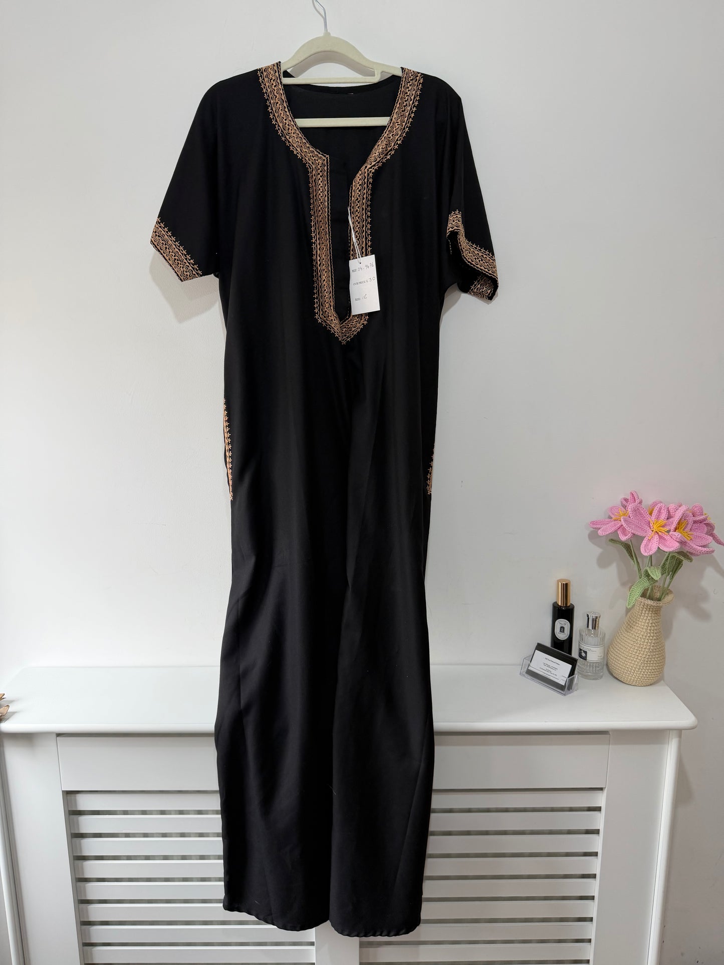 Preloved Saint + Sofia Dress 12 Black and White