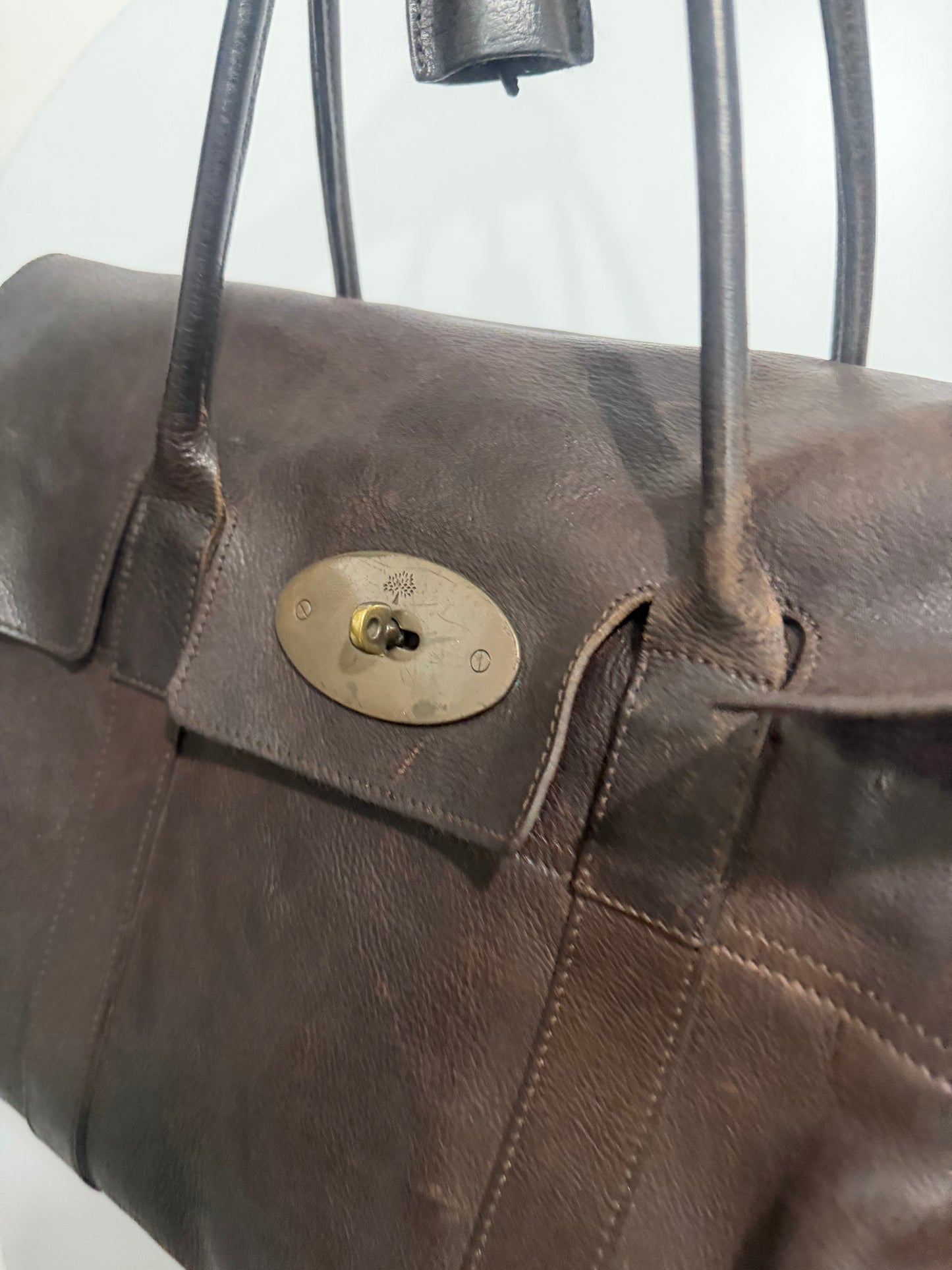 Chocolate Brown Mulberry Bayswater, with purse
