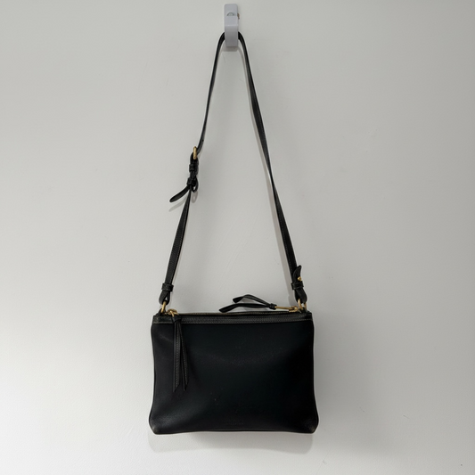 Preloved Black Prada Crossbody Bag