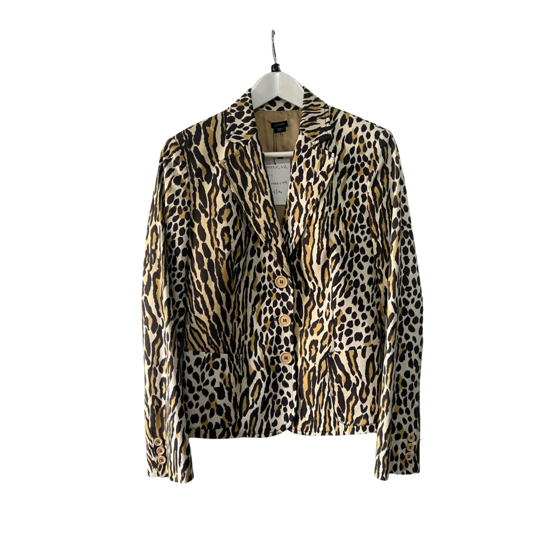 Leopard Joseph Jacket Blazer, 12