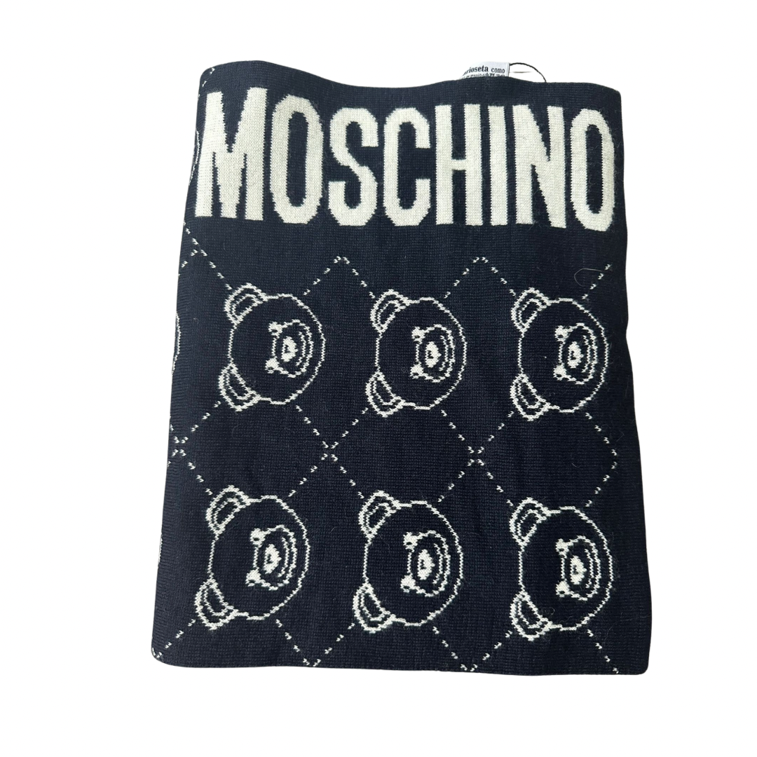 Blue Moschino Scarf