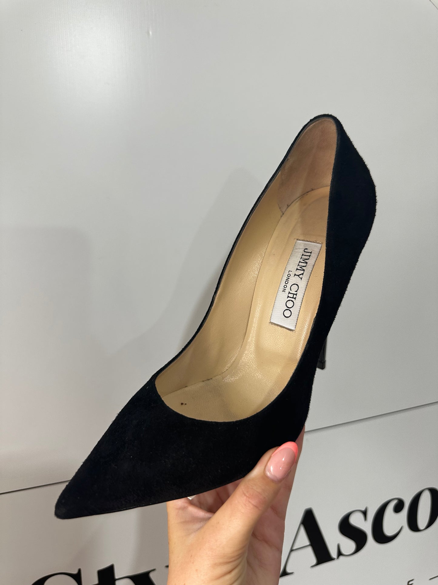 Black Jimmy Choo Heels, Size 39 - UK 6