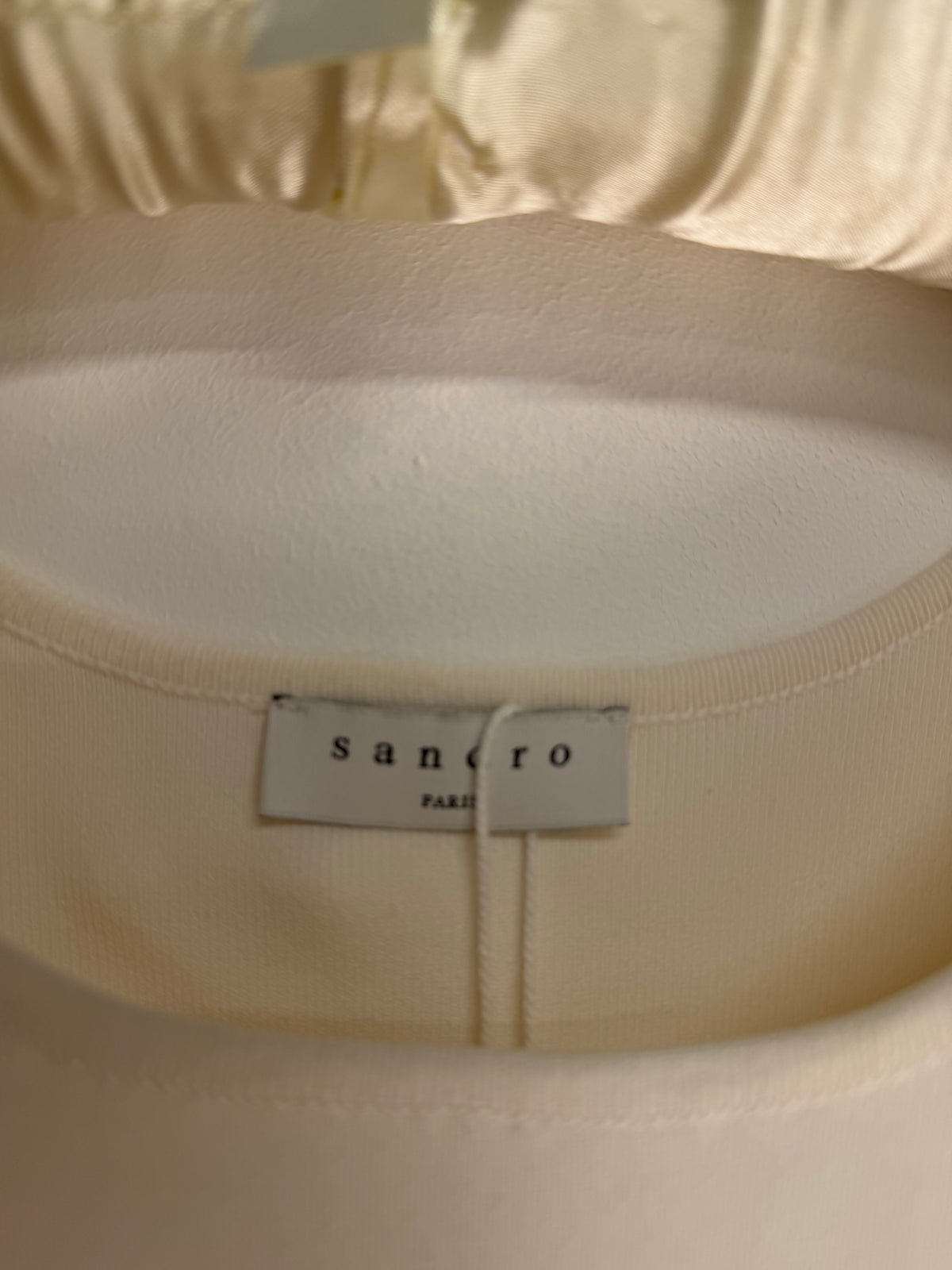 Preloved Sandro Dress White, Size 12