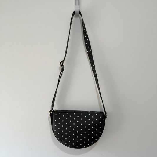 Preloved Black Polka Dot Victoria Beckham Handbag