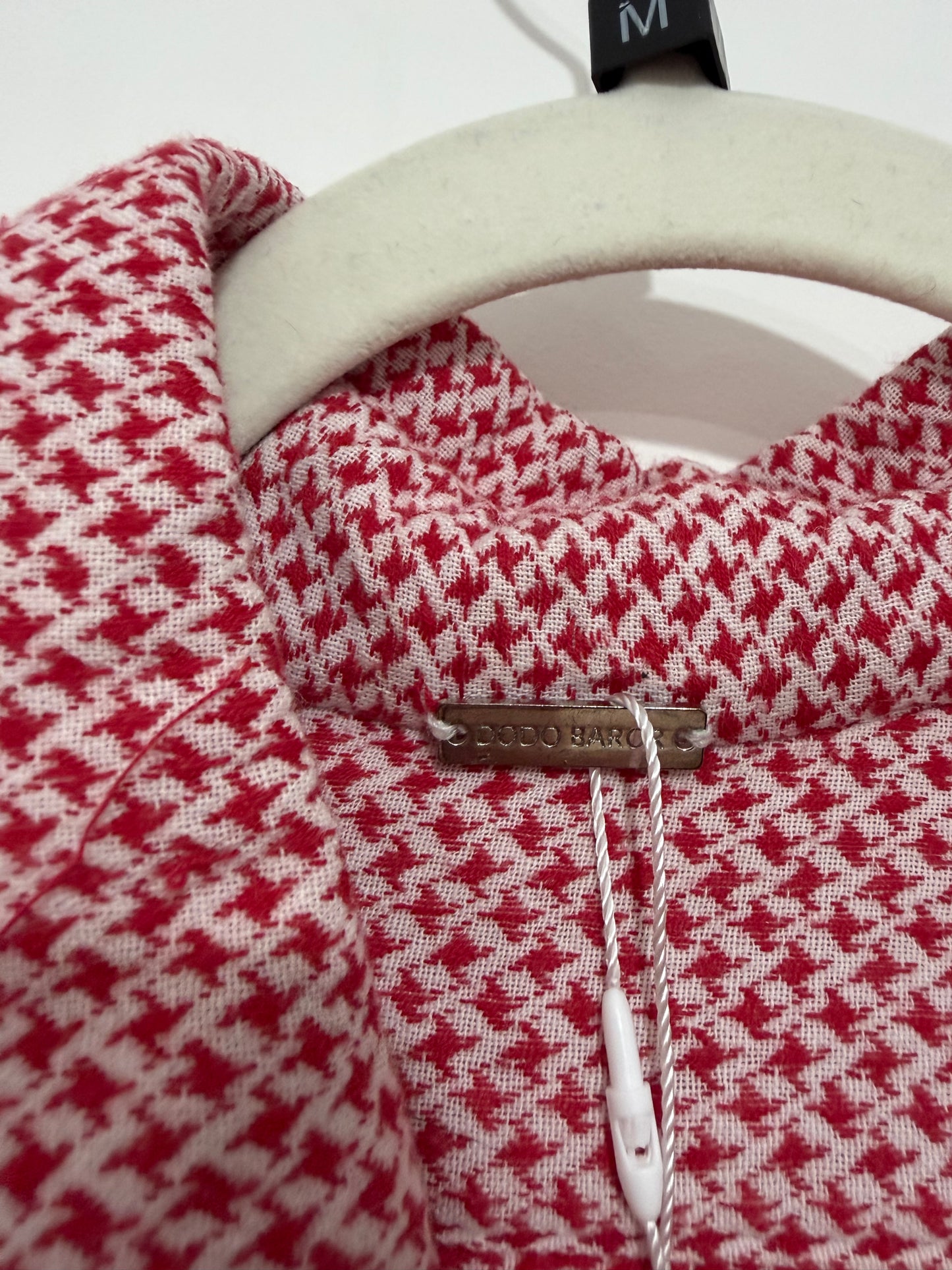 Pre-owned, Red and White Dodo Bar Or Dress, Size M (Oversized)