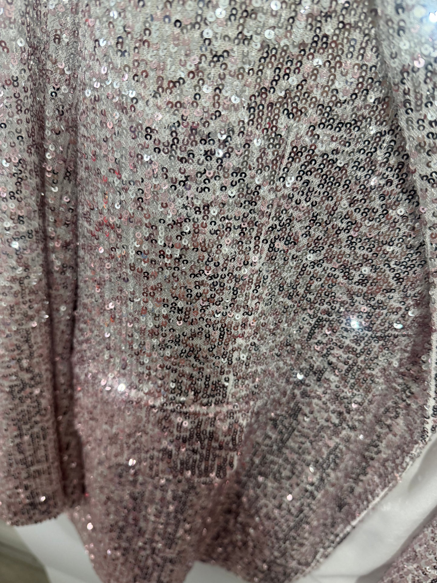 Rose Gold and Silver Aggi Sparkly Blazer, Size 36 UK 8 (10)