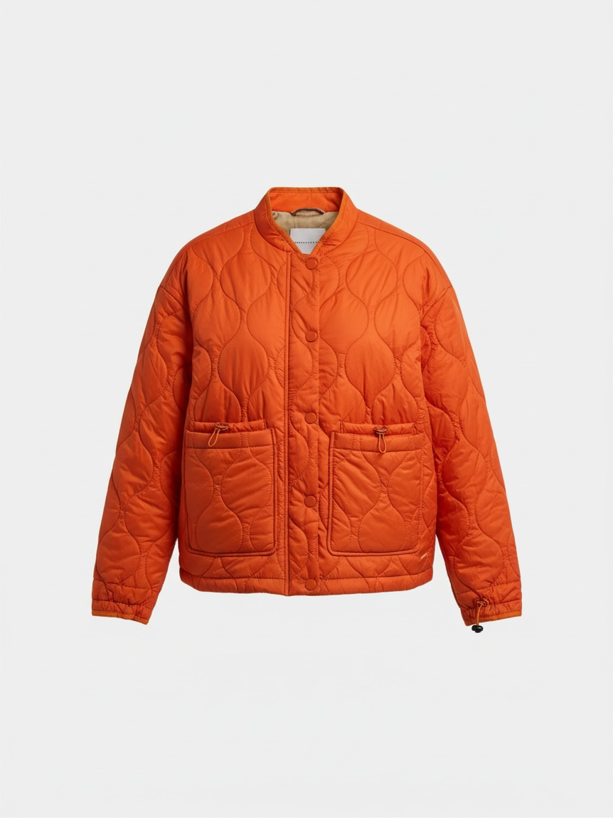 Preloved Rino & Pelle Jacket, Size 12 Orange