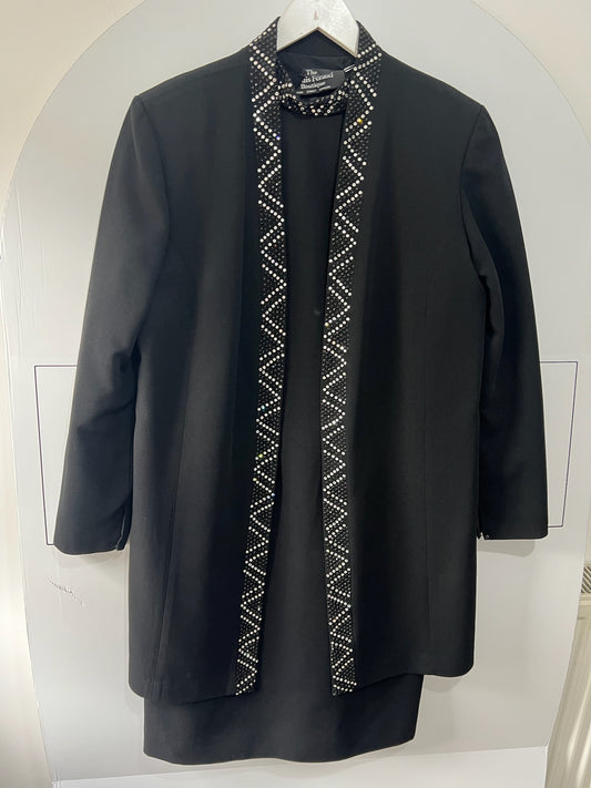 Black Louis Féraud Dress and Jacket, Size 10-12