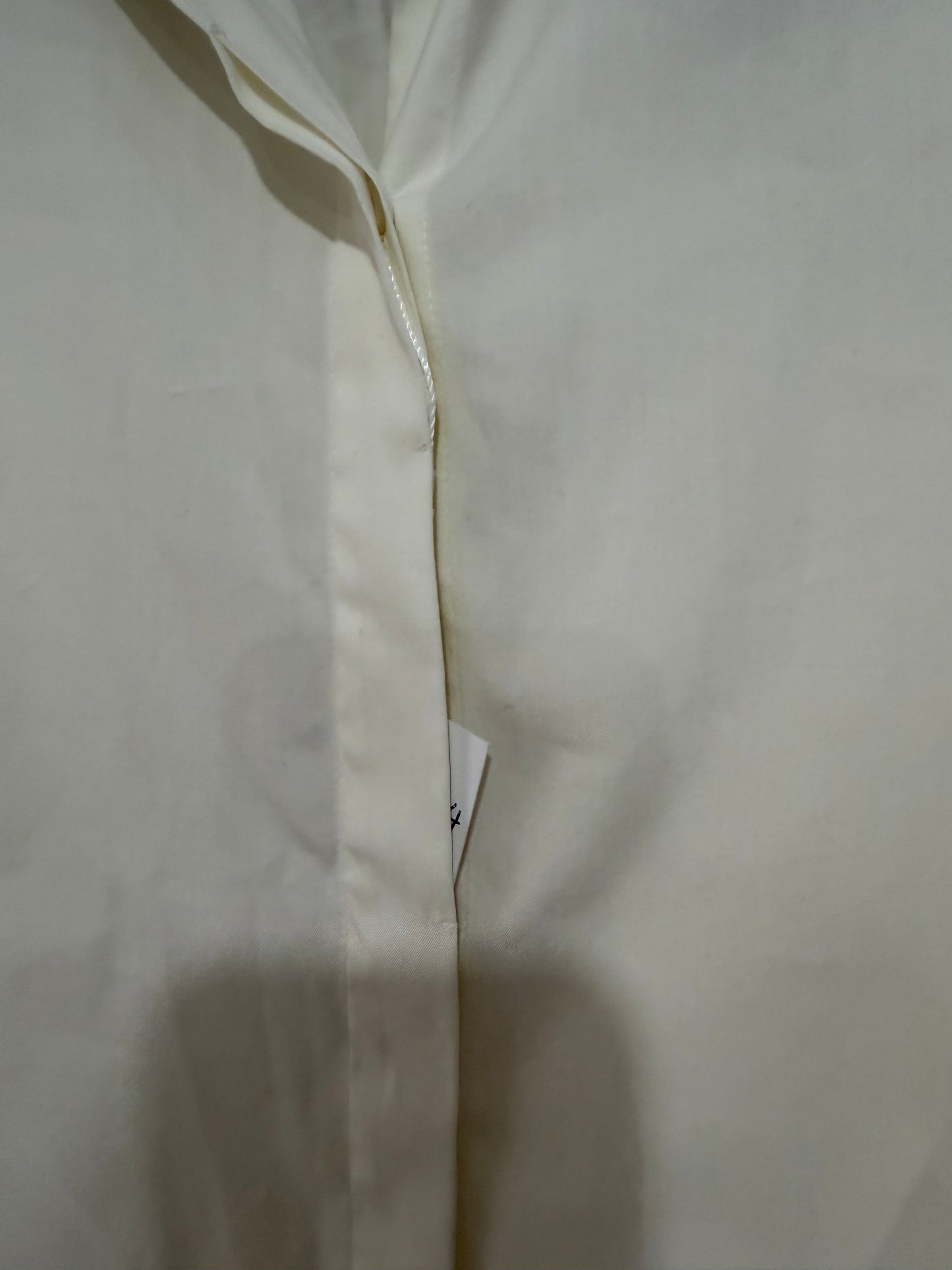Preloved Cream and Blue Brunello Cucinelli Shirt, Size 12