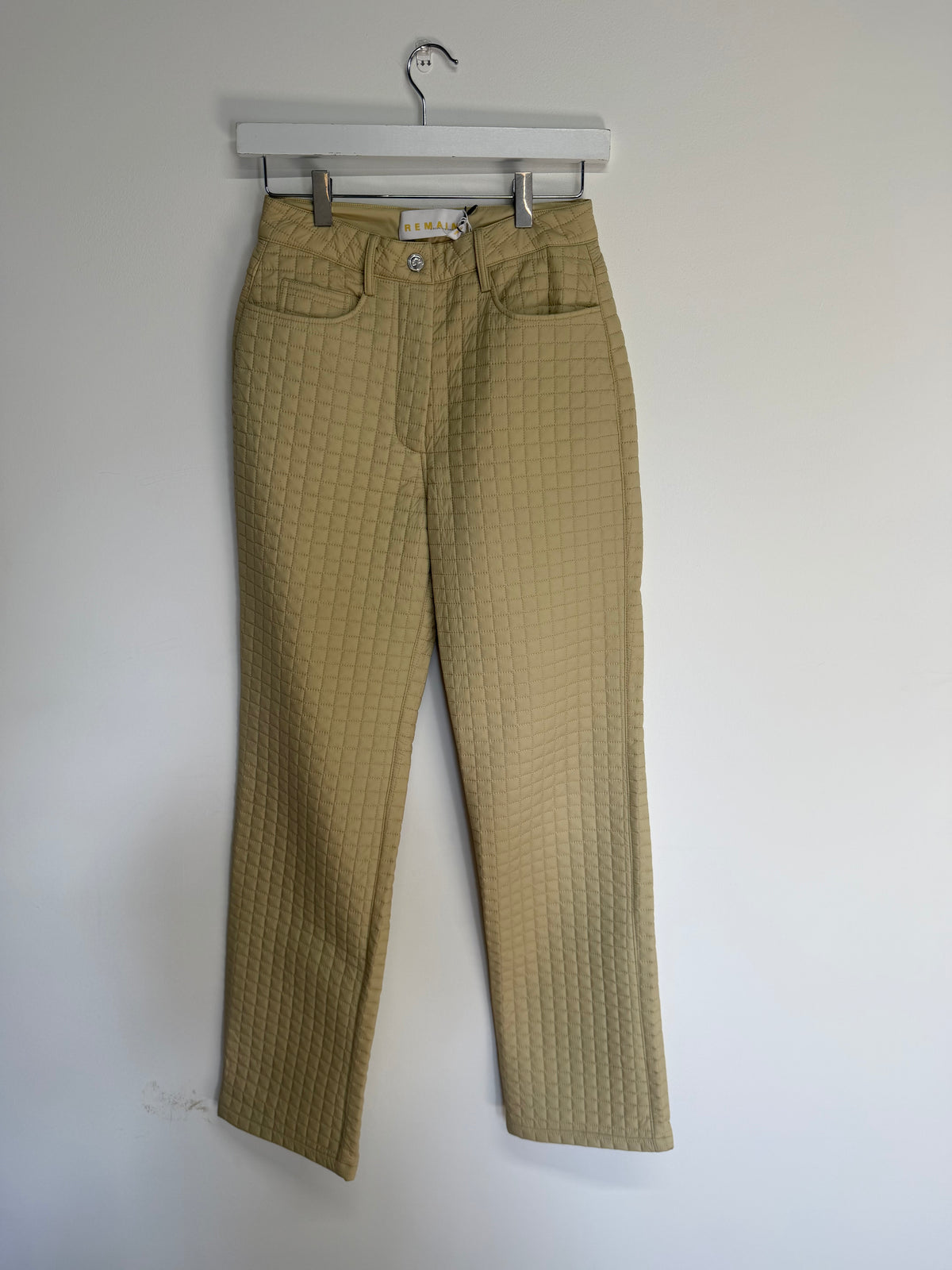 Preloved Remain Birger Christensen Trousers Size 6 BNWT Beige