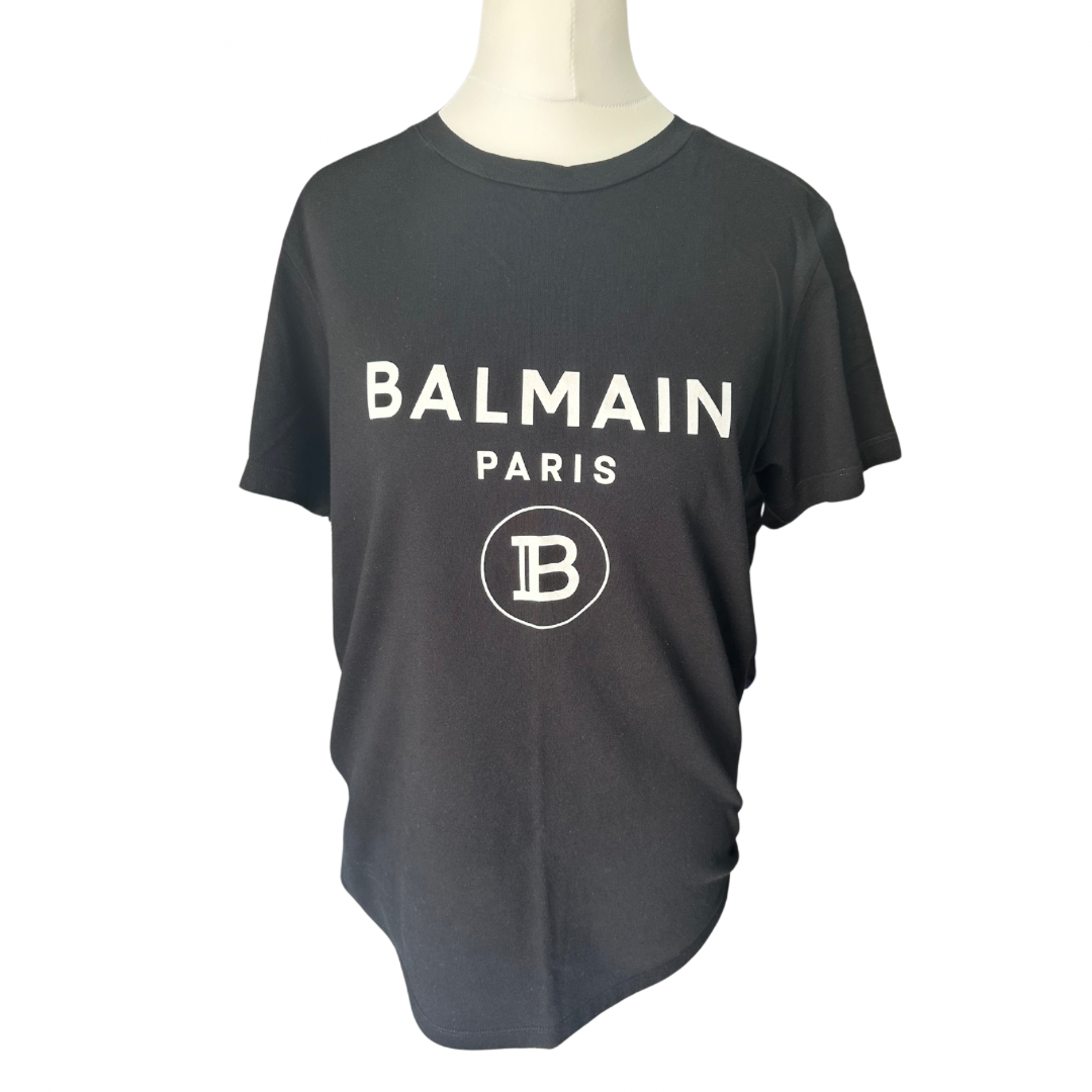 Balmain Black T-Shirt - S