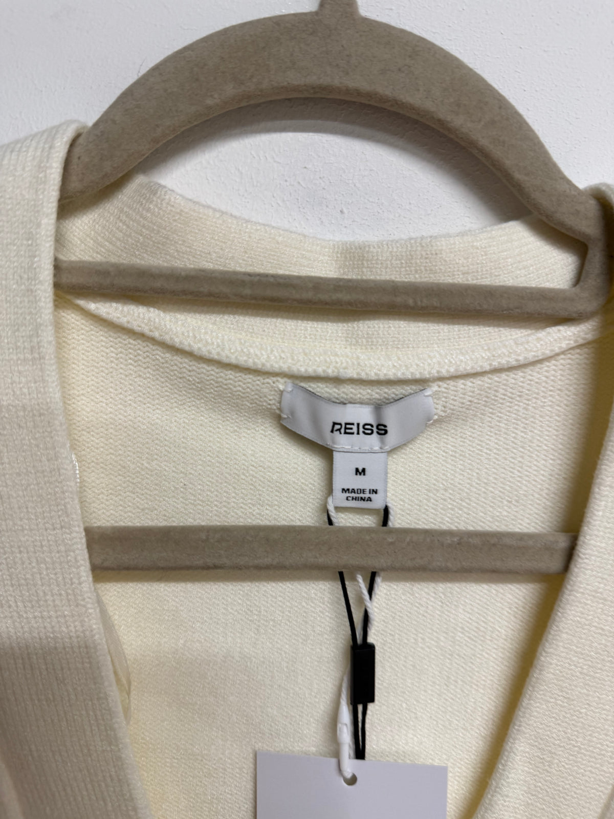 BNWT Reiss Cardigan Size Medium White
