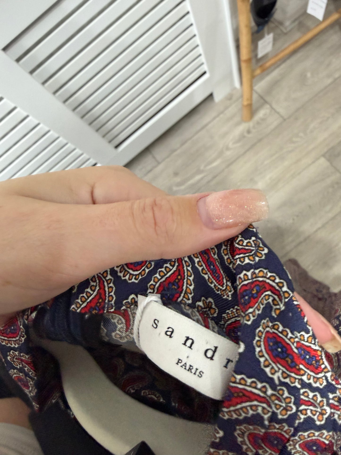 Navy/Red Sandro Dress, UK 12