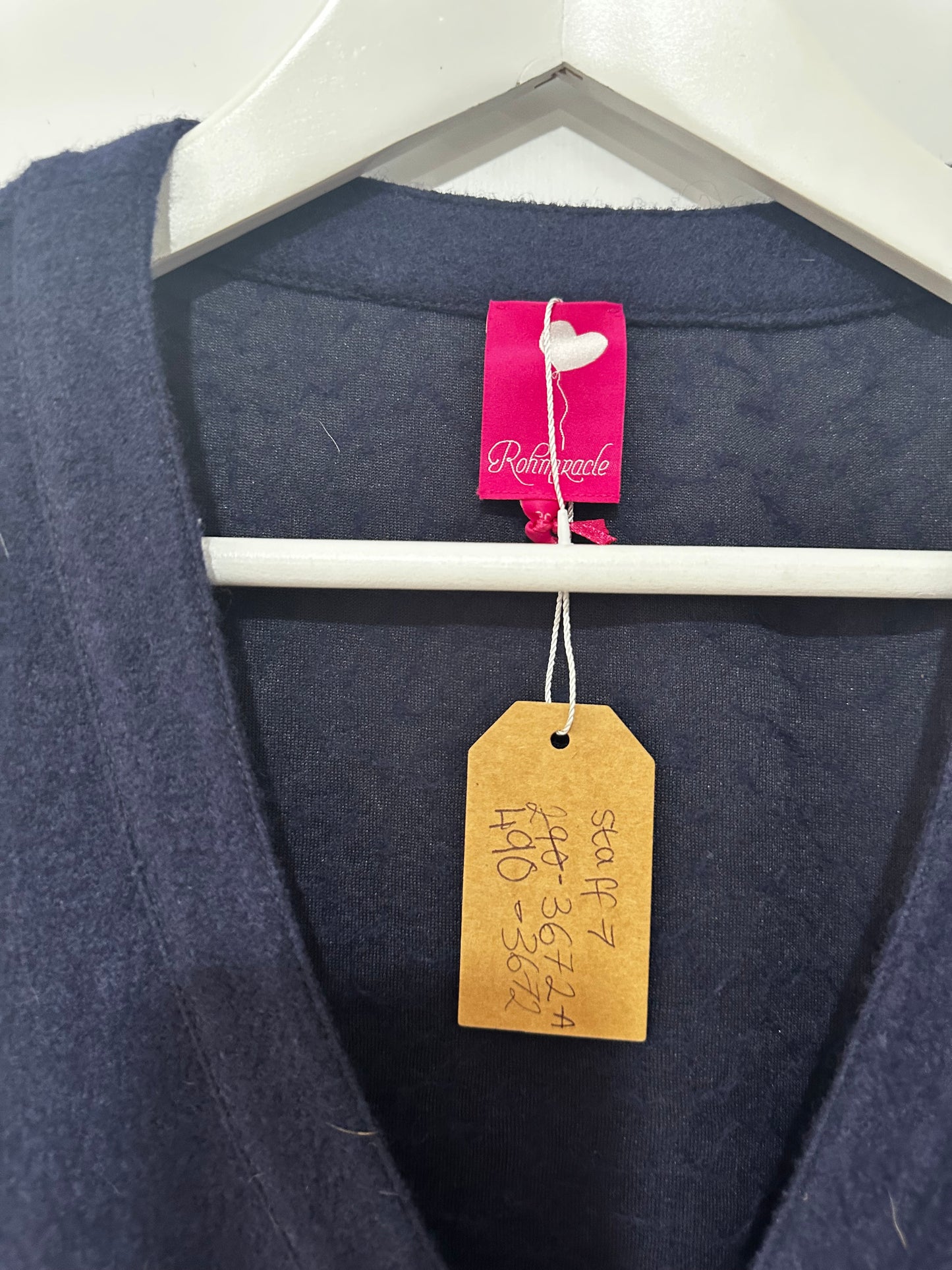Navy Rohmiracle Coat Outfit, Size S