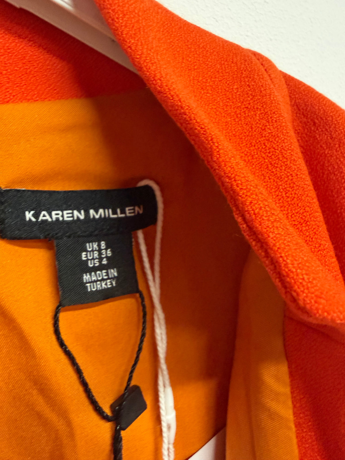 Preloved Karen Millen Dress BNWT Size 8 Orange