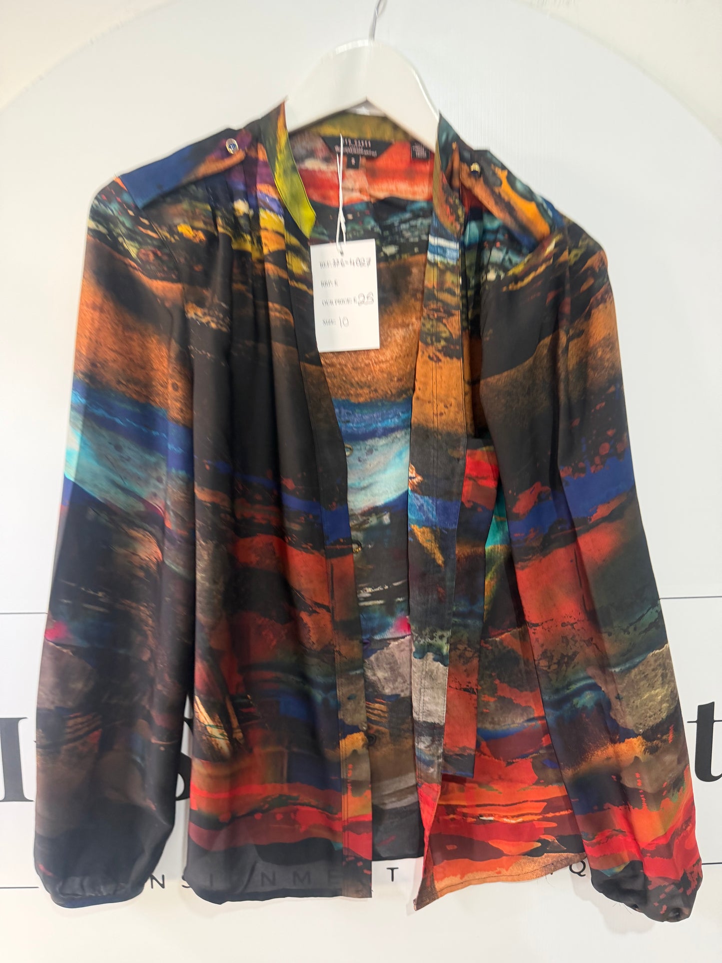 Multicoloured Ted Baker Blouse, 10