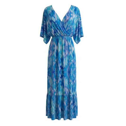 Pre-owned, New, Blue Sophia Alexia Dress, Size S