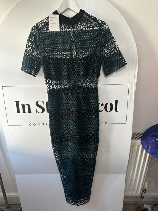 Green Self-Portrait Dress, 8