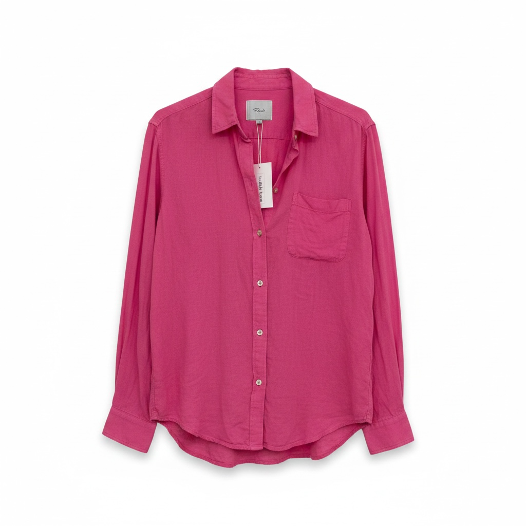 Preloved Pink Rails Blouse, Size L