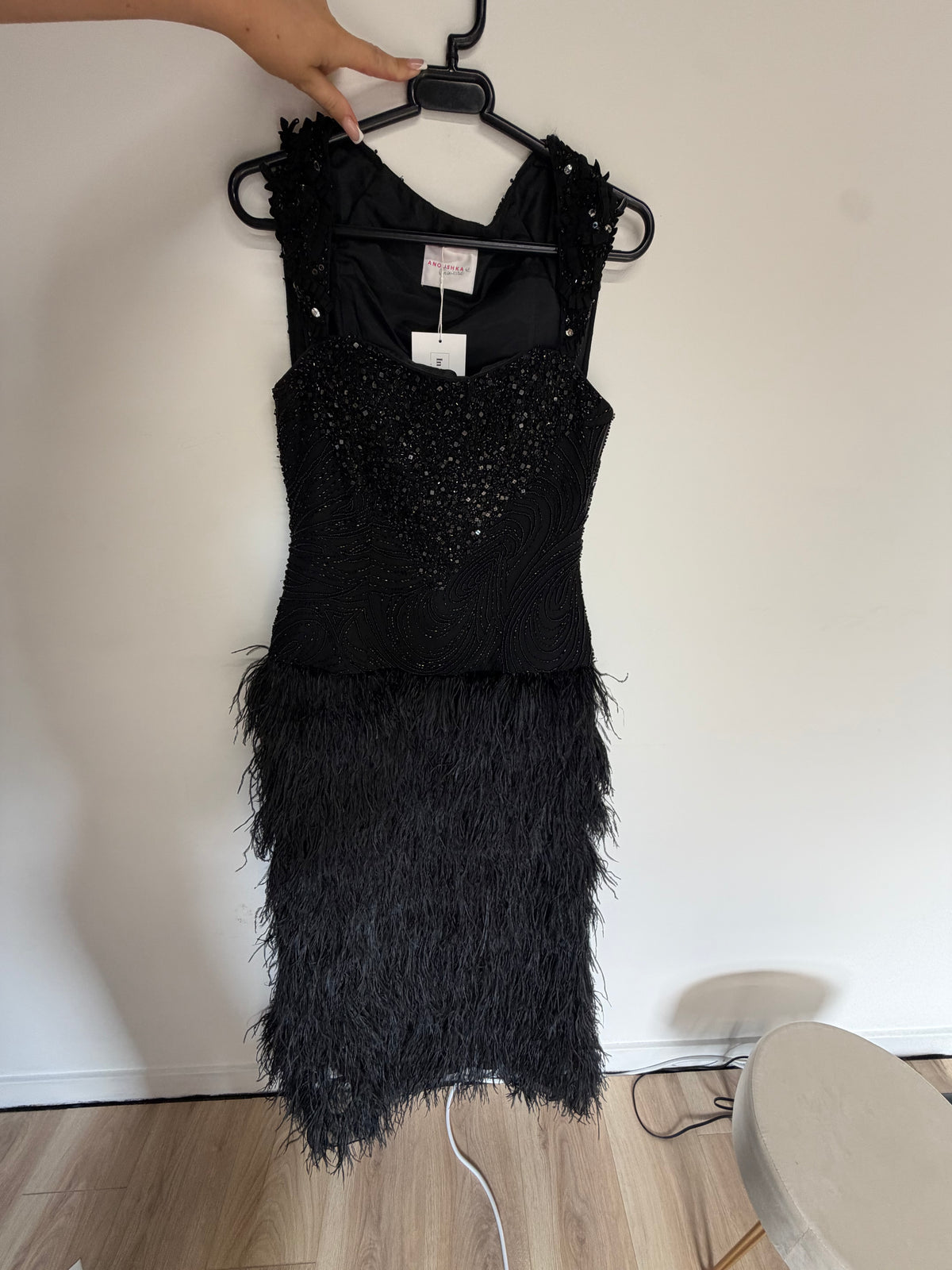 Preloved Anoushka Dress, Size Medium Black