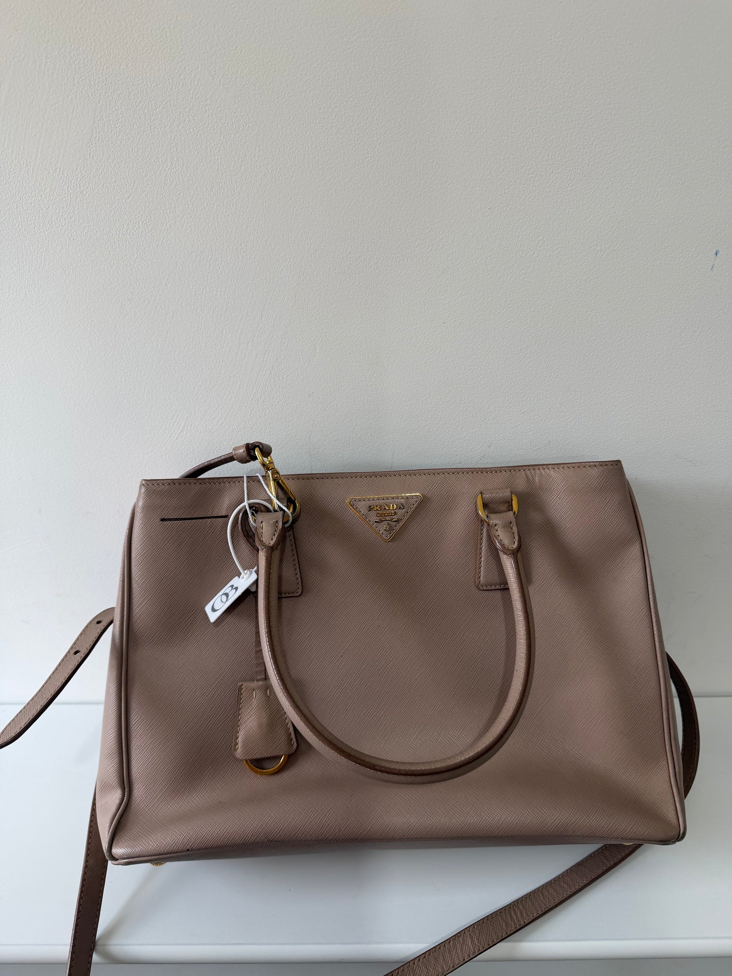 Pre-loved, Blush Prada Galleria Bag, Small