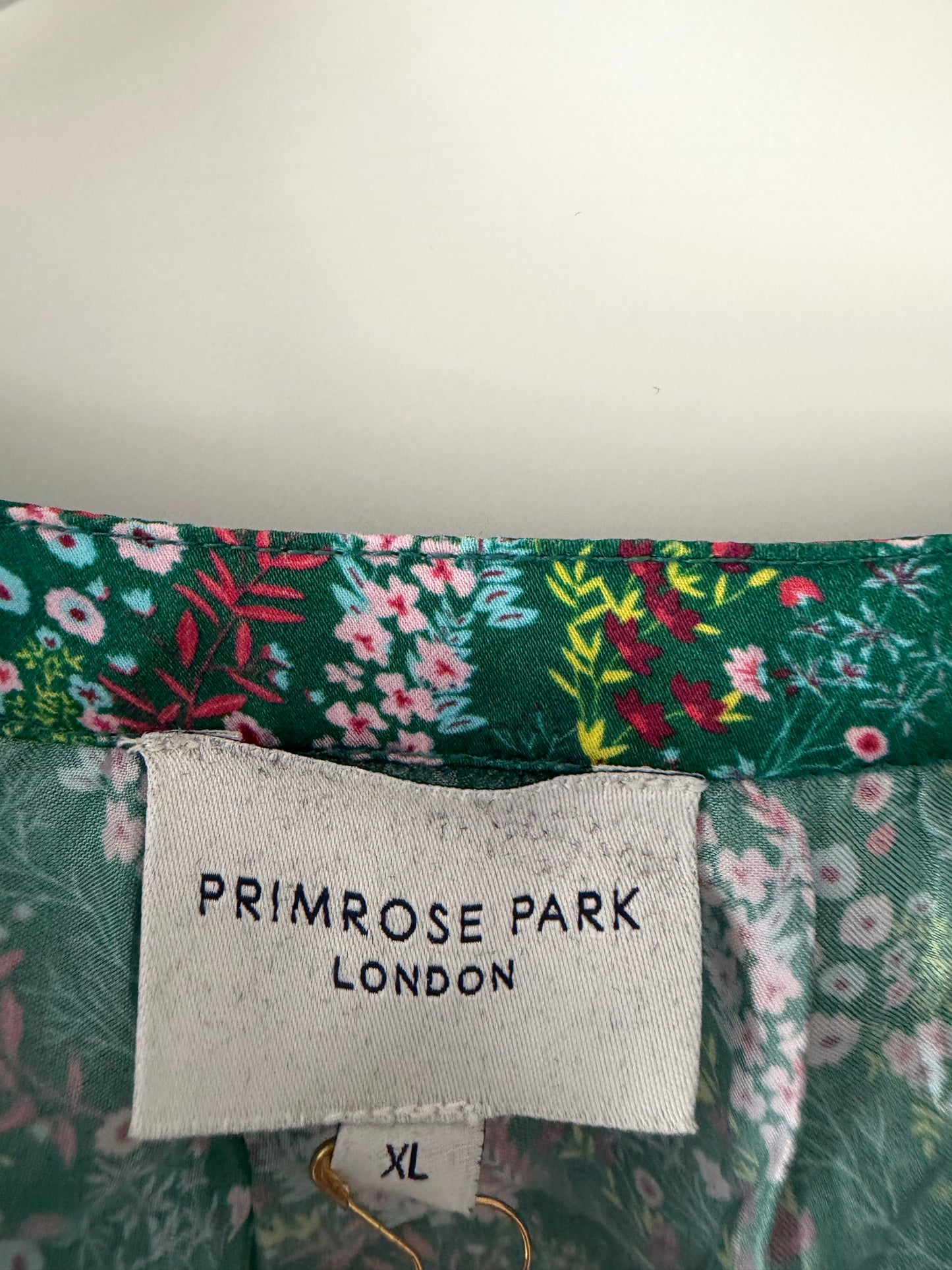 Pre-loved Green Floral BNWT Primrose Park London Blouse, XL