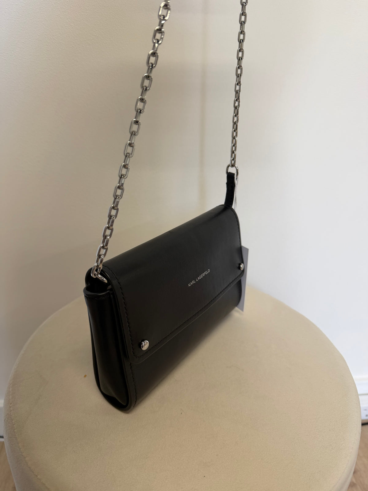 Preloved Karl Lagerfield Handbag Black