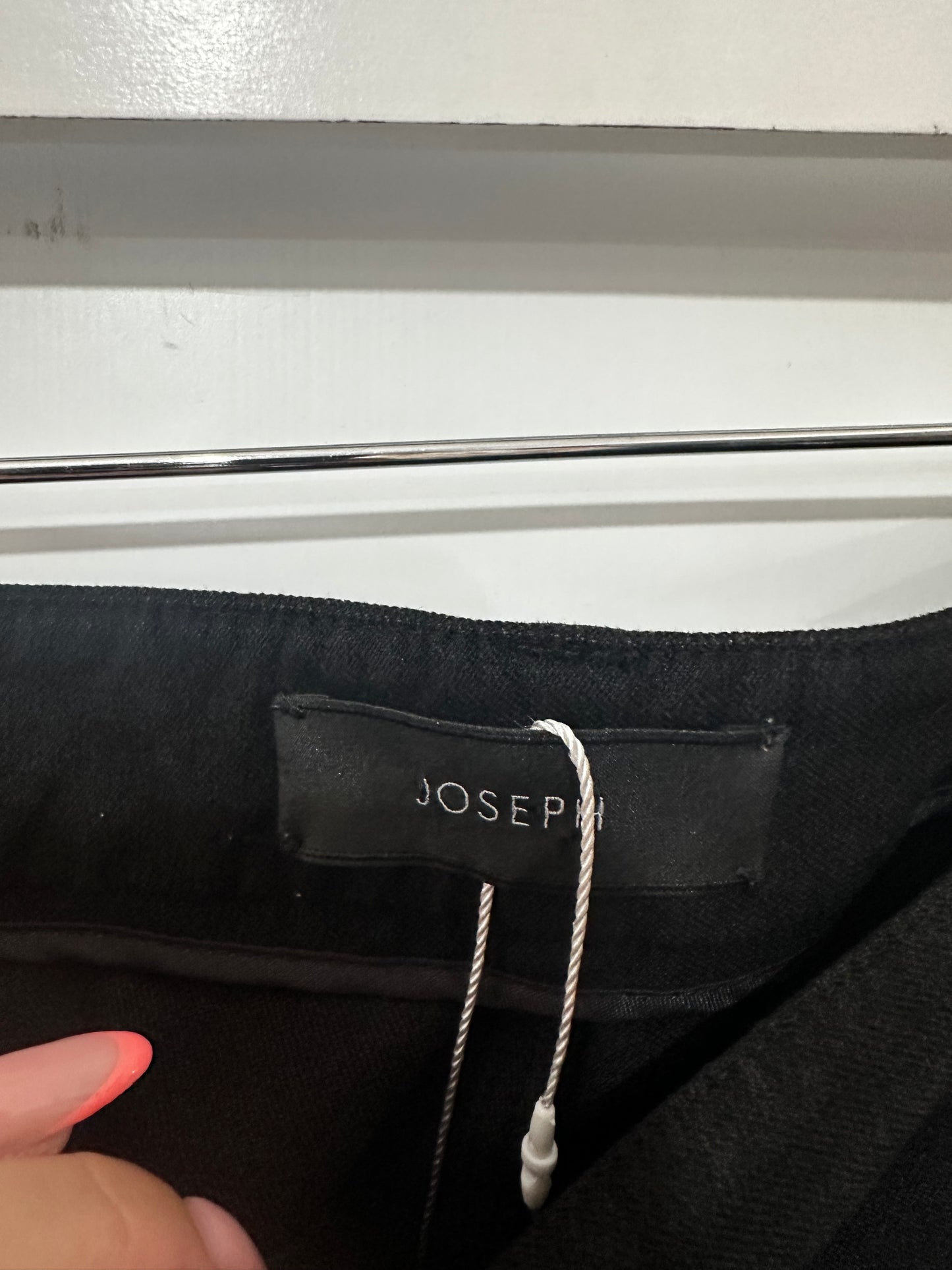 Black Joseph Trousers, Size 14