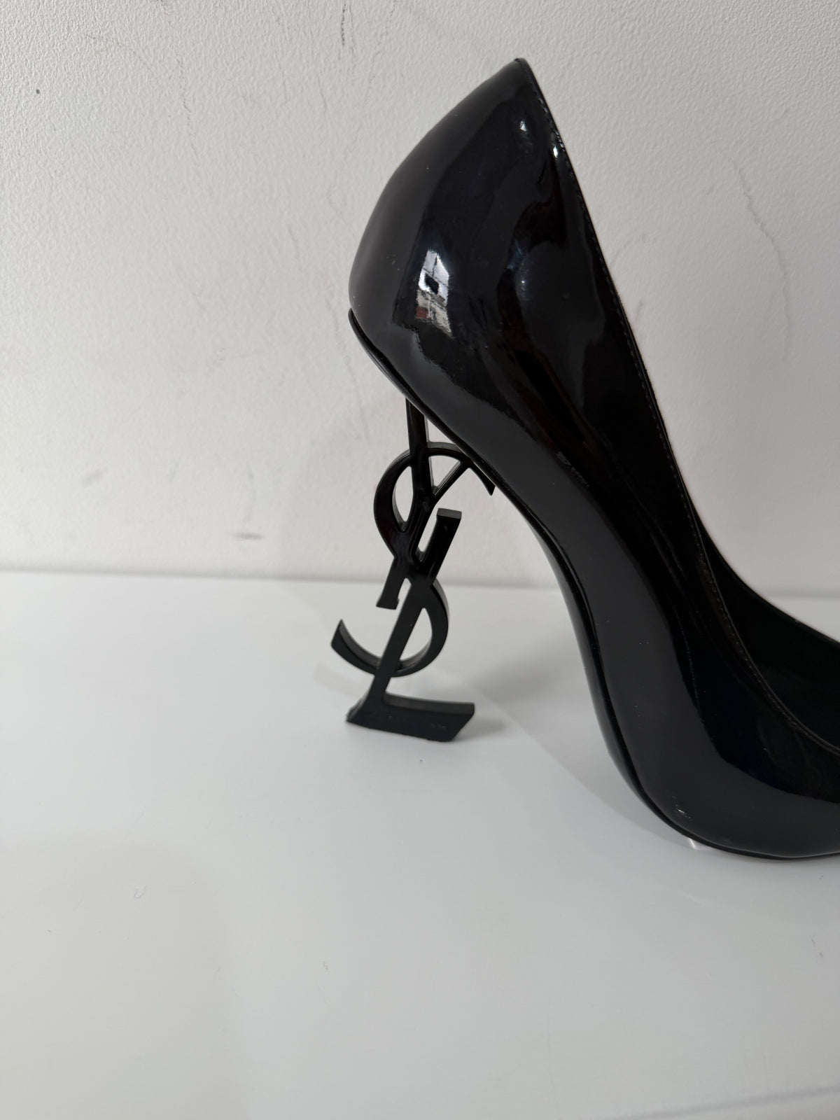 Preloved YSL Yves Saint Laurent Opyum Heels Shoes Size 37 UK 4 Black