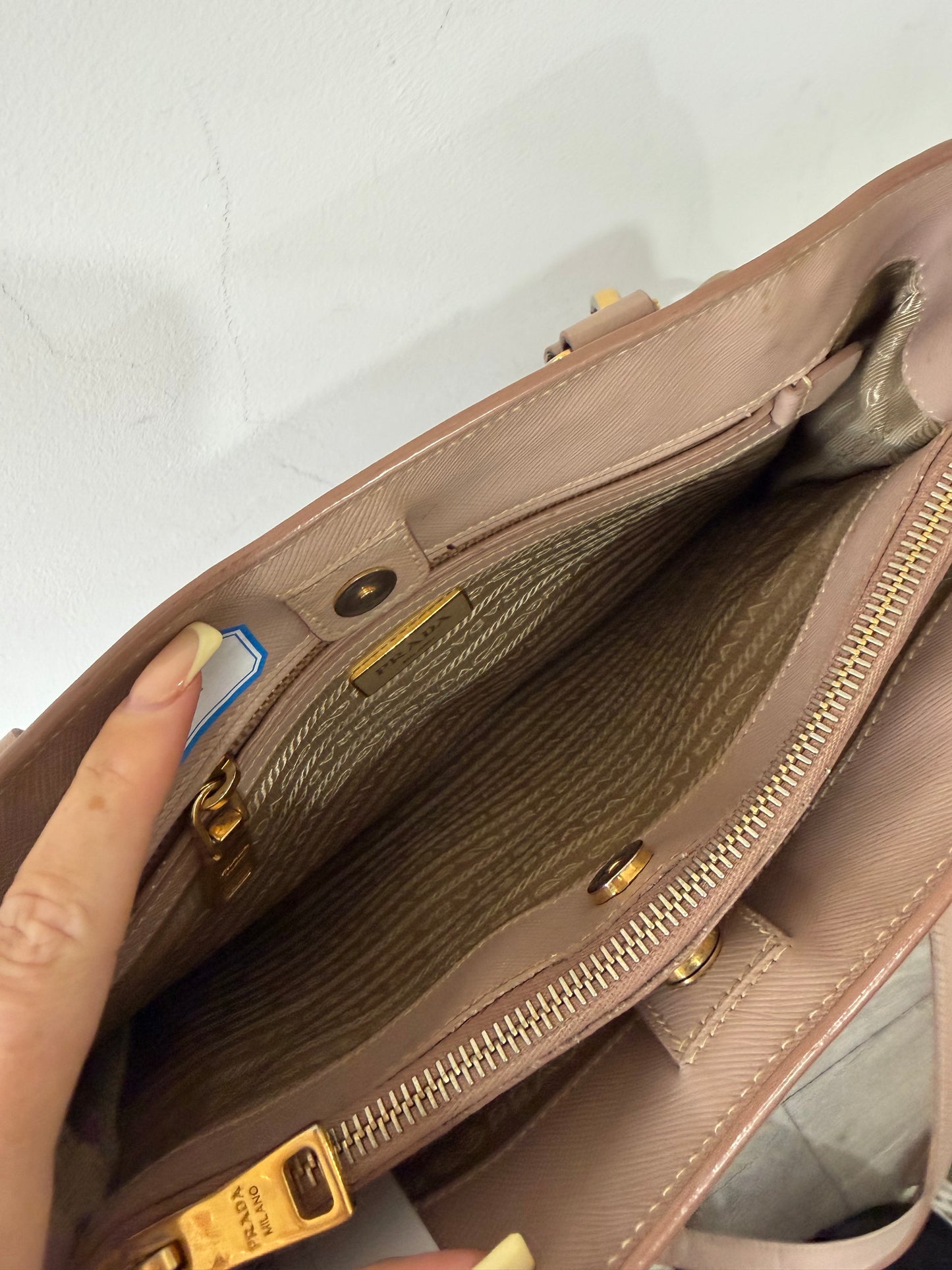 Pre-loved, Blush Prada Galleria Bag, Small