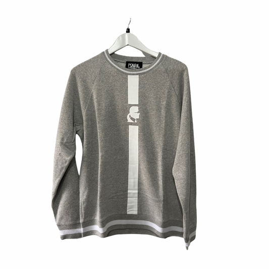 Grey Karl Lagerfield Jumper, Large