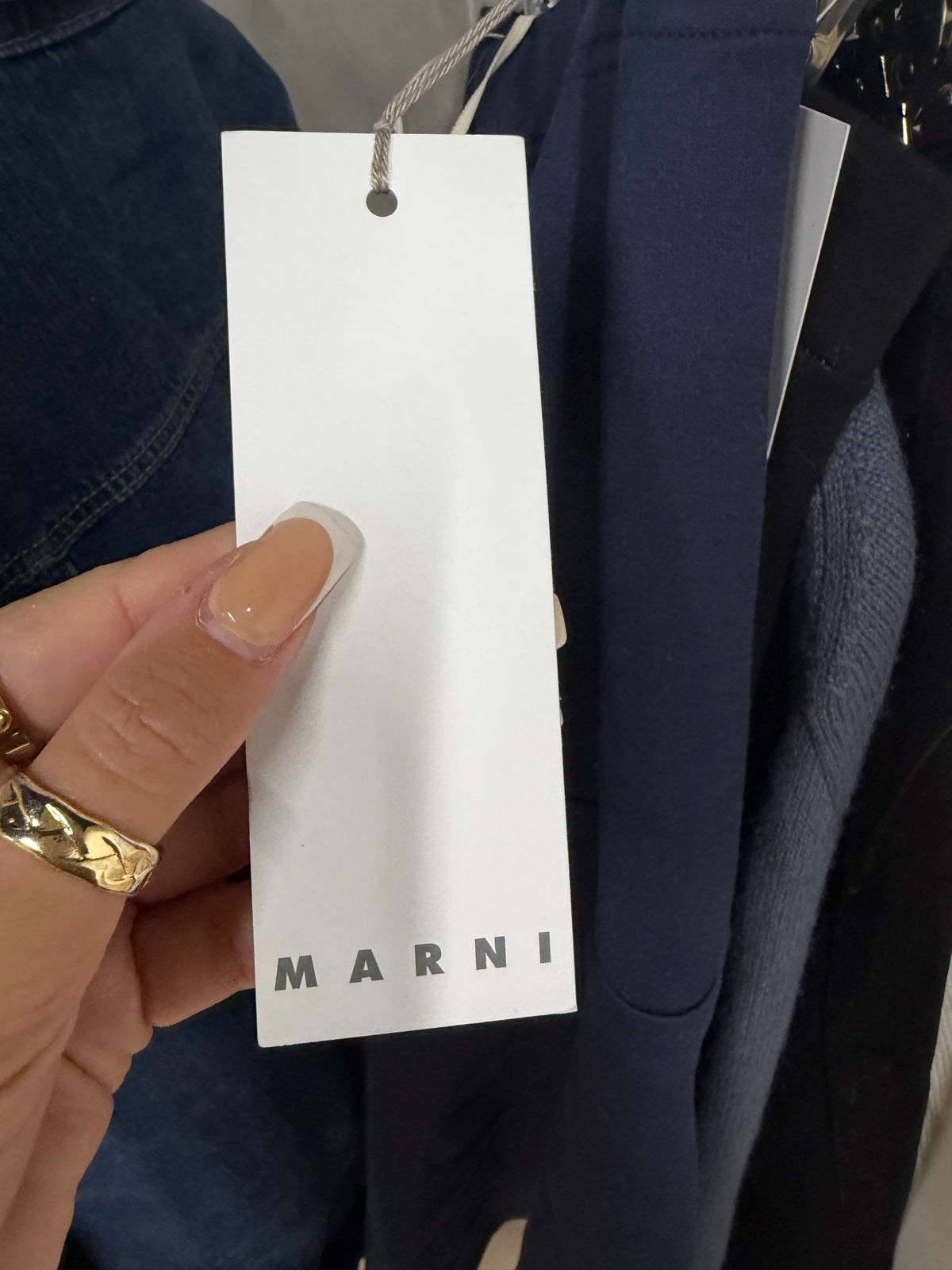 Preloved Marni Skirt Size Medium Navy