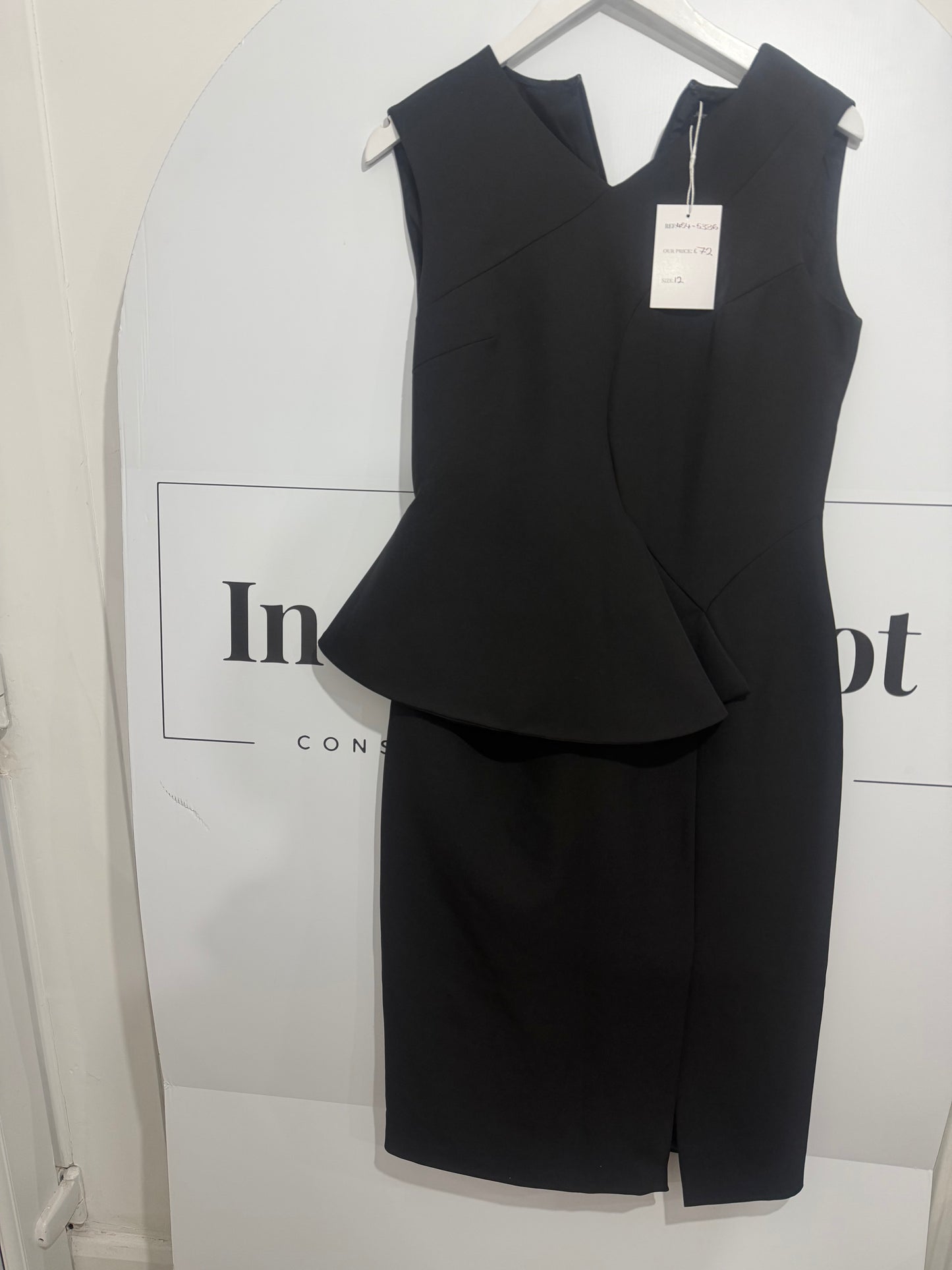 Black James Lakeland Cocktail Dress, Size 12