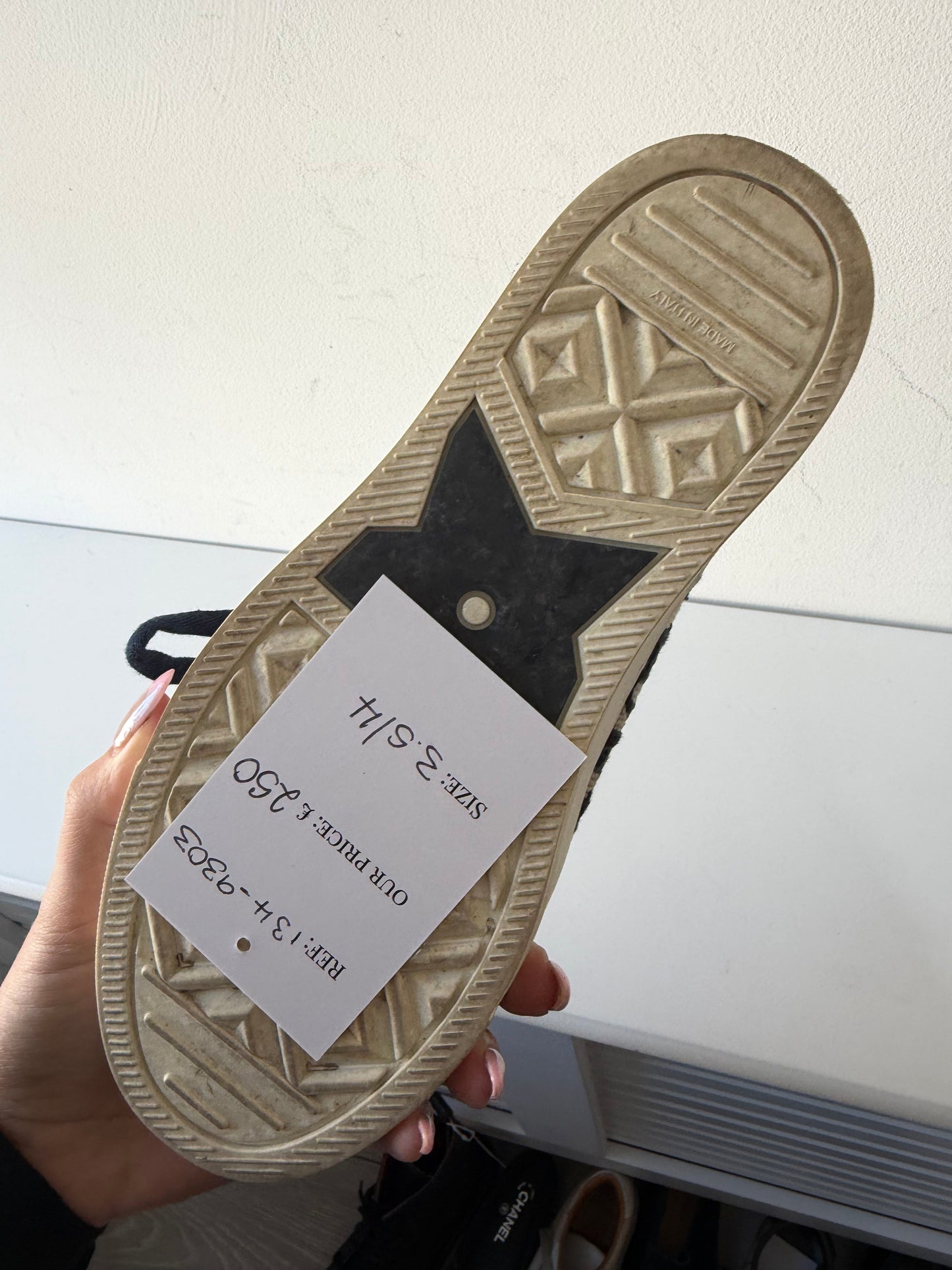 Preloved Christian Dior Trainers Size 36.5 UK 3.5 Monogram
