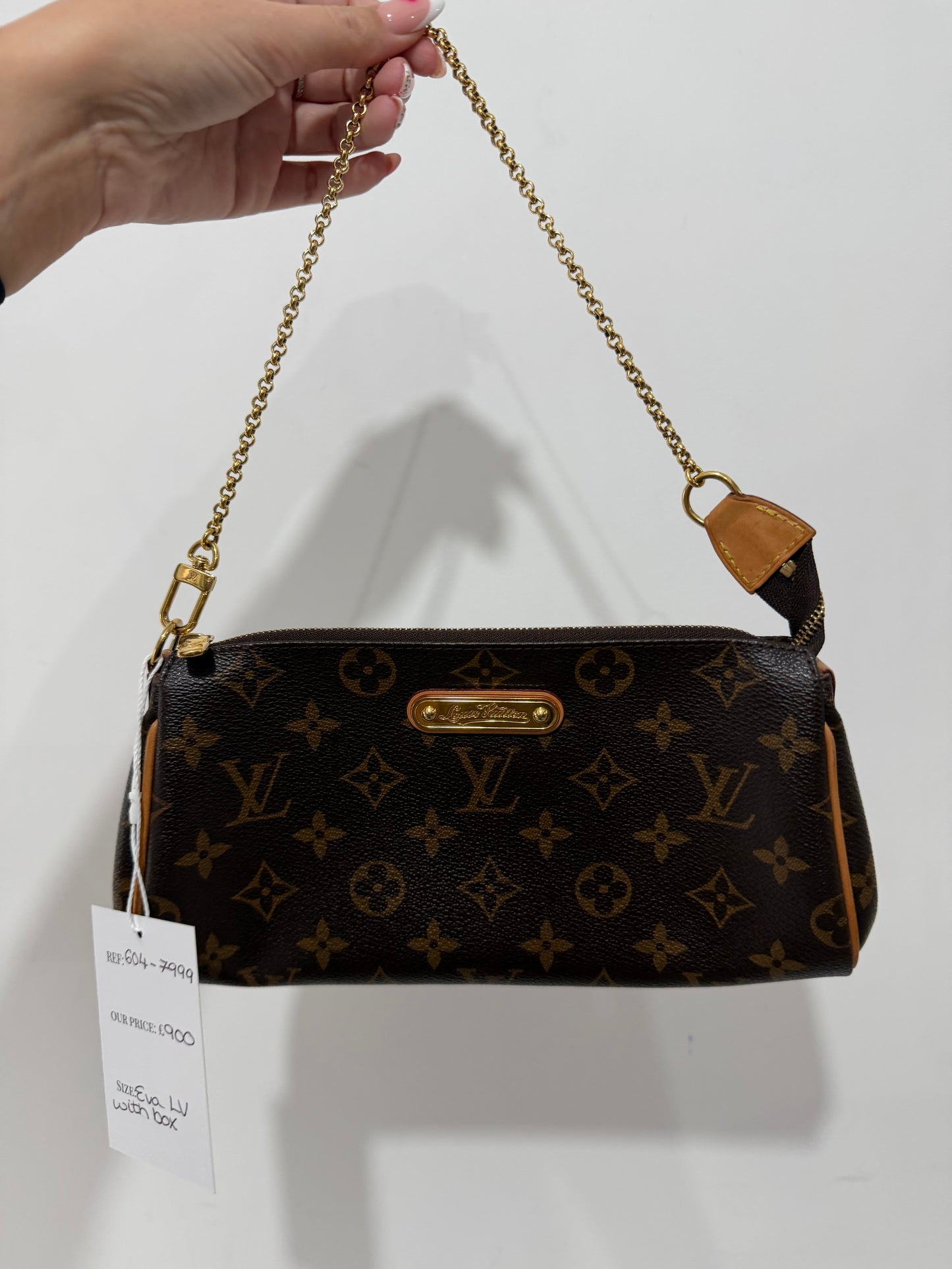 Preloved, Monogram Louis Vuitton Eva Shoulder Bag, Boxed