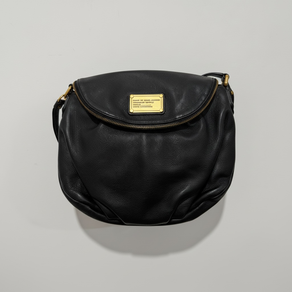 Black and Gold Marc by Marc Jacobs Crossbody Bag