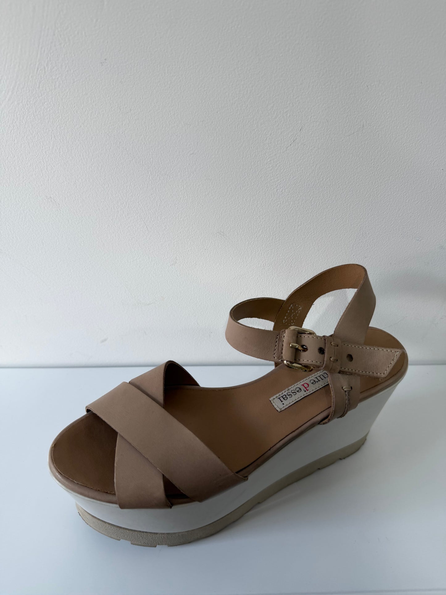 Pre-owned, Nude Manufacture d'essai Platform Shoes, Size 6
