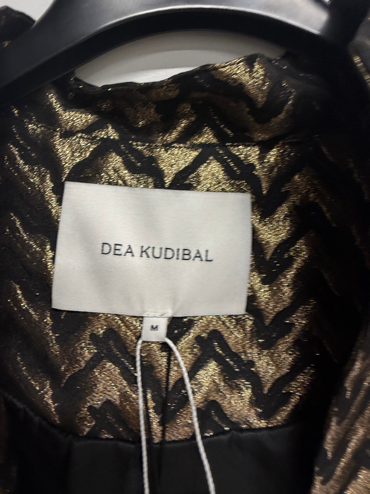 Preloved Dea Kudibal Jacket Medium Black and Gold