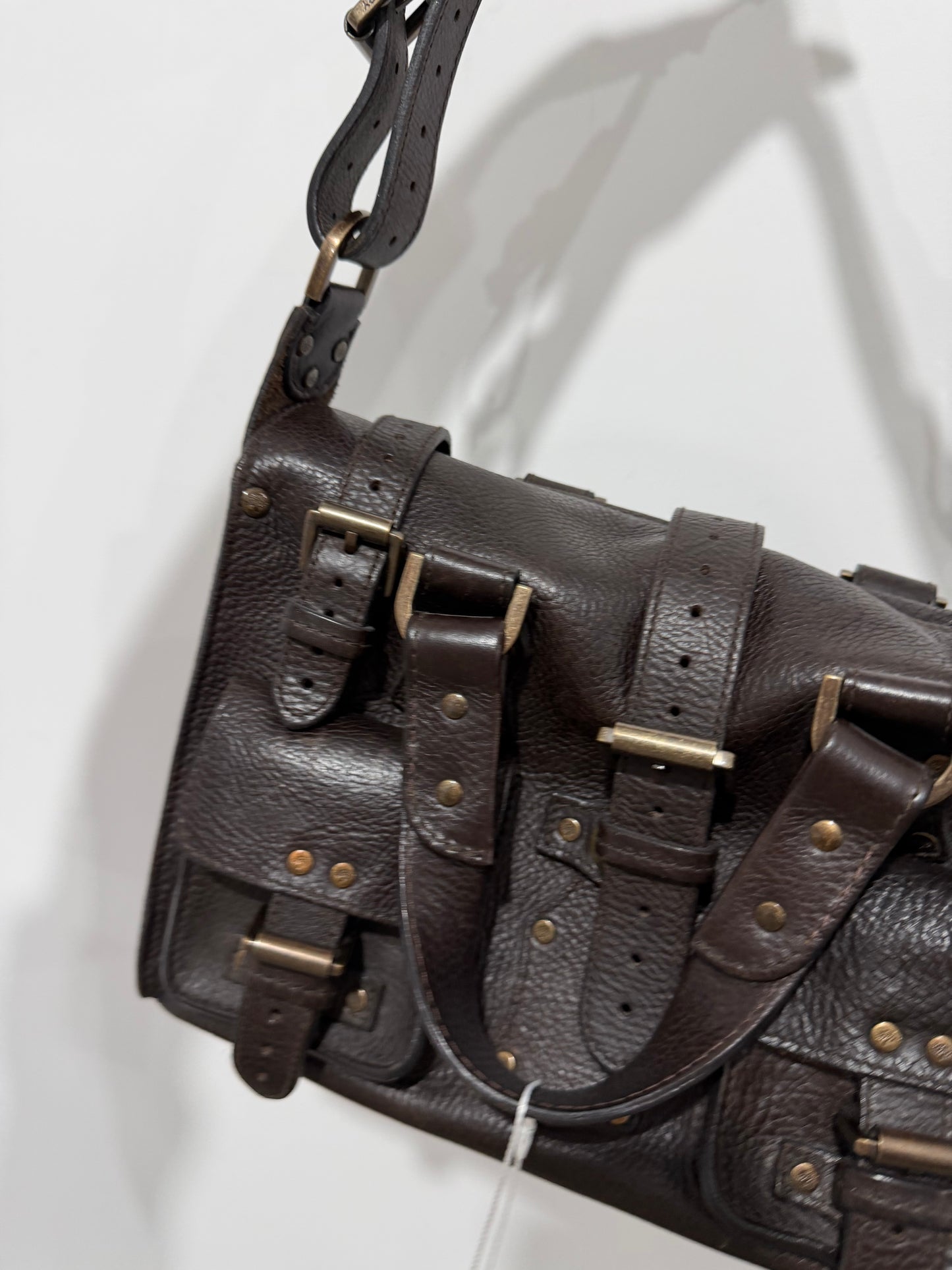 Chocolate Brown Mulberry Mini Roxanne, Vintage