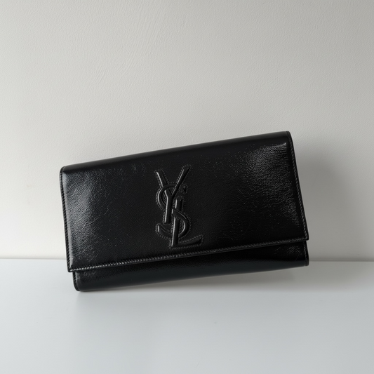 Preloved Black Patent YSL Handbag