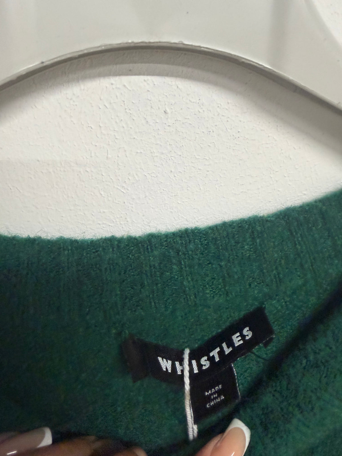 Preloved Whistles Jumper Size M Green