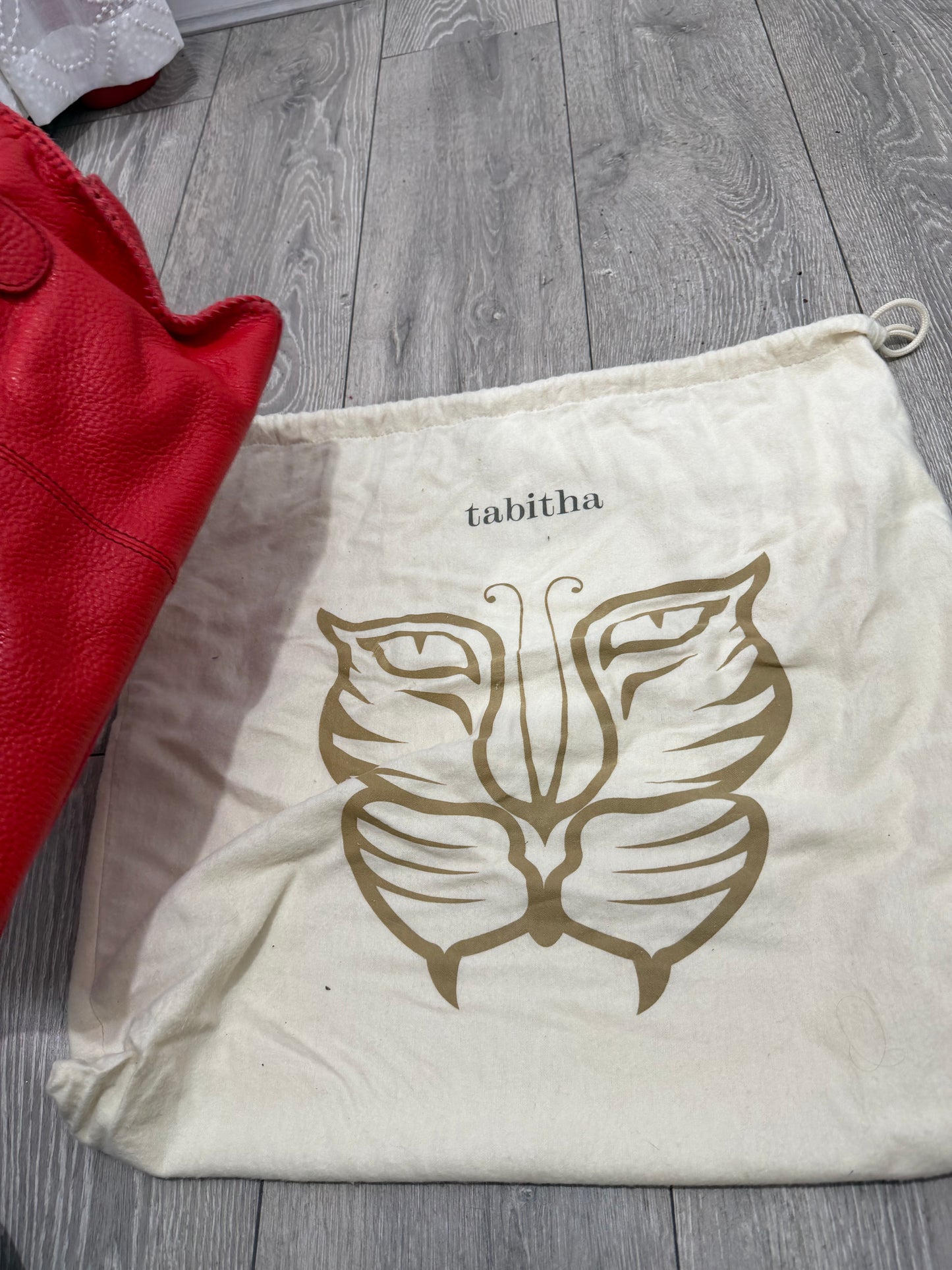 Red Tabitha, Brand New Red Leather Bag